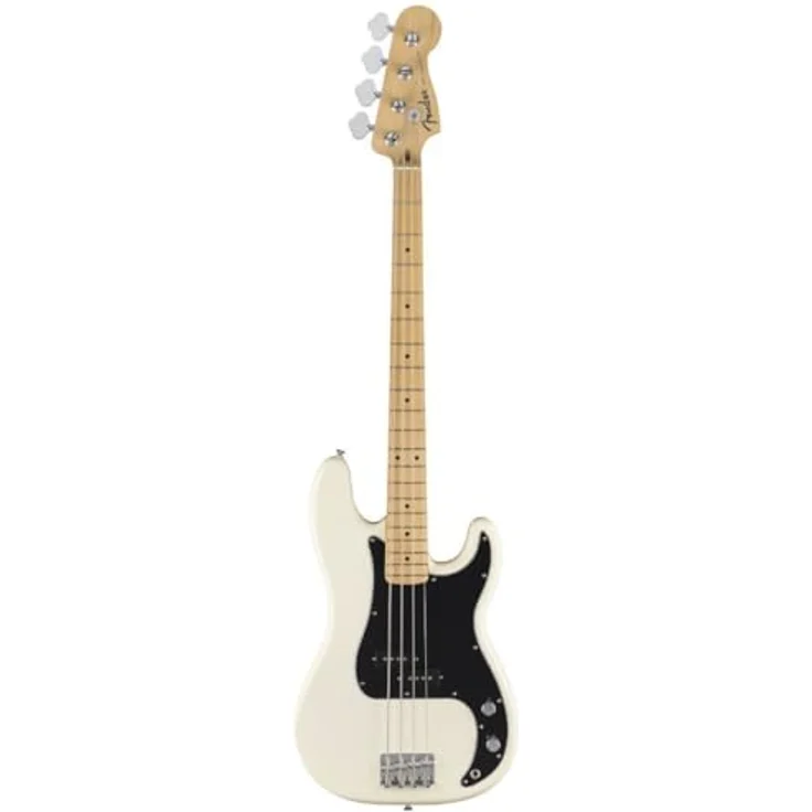 Fender Standard Precision Bass, E-Bassgitarre in Olympic White – Bild 1