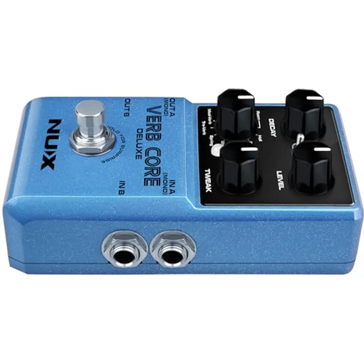 Nux Verb Core Deluxe, Effektpedal mit 8 Reverb-Sounds, Freeze-Funktion und Stereo-Ausgang – Bild 4
