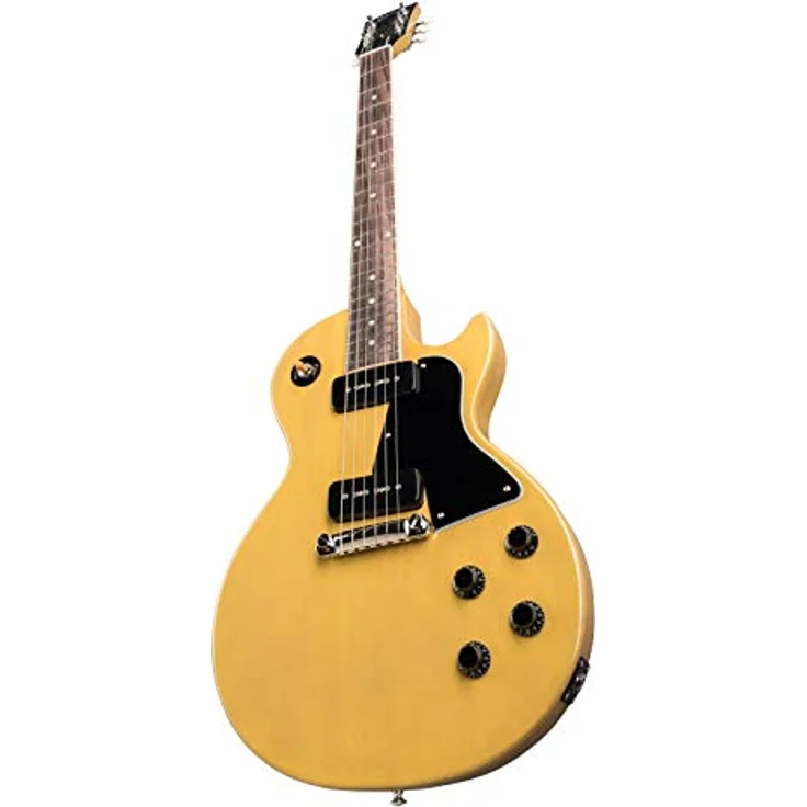 Gibson Les Paul Special SC, E-Gitarre mit P90 Tonabnehmern, Mahagoni Korpus, TV Yellow, inkl. Hardshell Case – Bild 4