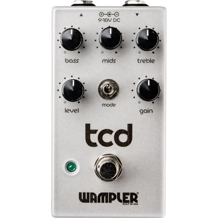 Wampler TCD Overdrive, Effektpedal für E-Gitarre mit harmonischer Komplexität und vielseitiger Klangkontrolle, Made in USA – Bild 1