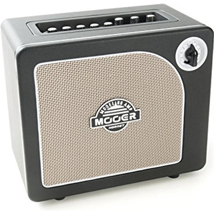 Mooer Hornet Modeling/BT Combo, 15 Watt E-Gitarrenverstärker mit 9 digitalen Verstärkermodellen, Bluetooth und Modulationseffekten, Schwarz – Bild 2