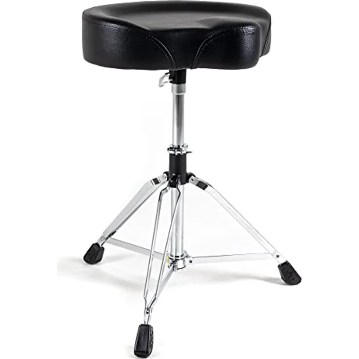 Drum Workshop Drums 3000 Series Drumhocker mit Sattelsitz, Chrom, flexibel und robust