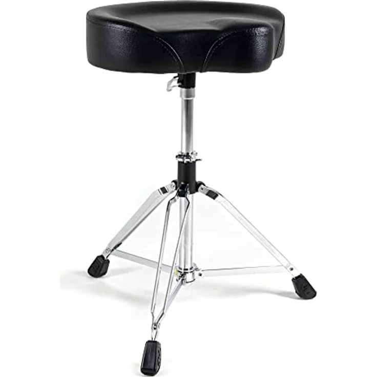 Drum Workshop Drums 3000 Series Drumhocker mit Sattelsitz, Chrom, flexibel und robust – Bild 1