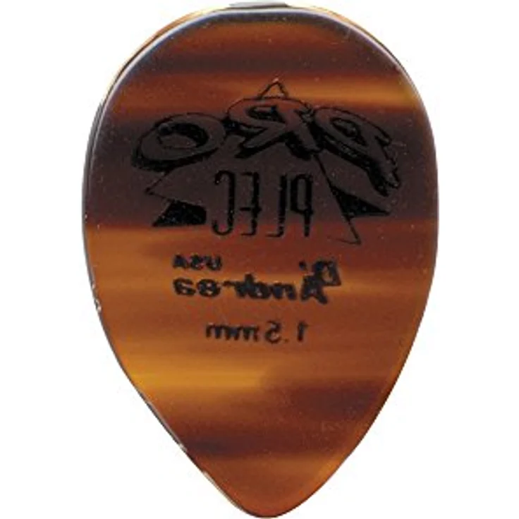 dAndrea Pro Plec-358 Shape, Plektrum Set mit 12 Stück, 1,5 mm Stärke, spitz tropfenförmig, für warmen Klang – Bild 2