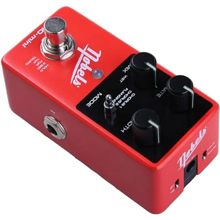 Nobels CHO-mini Chorus, E-Gitarren Effektpedal mit 3 Modi, kompaktes Design, Mono/Stereo-Ausgänge – Bild 4