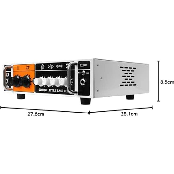 Orange Little Bass Thing, Class D Bass Topteil mit 500 Watt Leistung, FX Loop und Kompressor, weiß – Bild 8