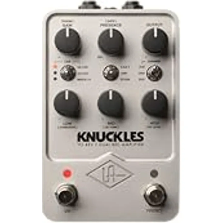 Universal Audio UAFX Knuckles, Gitarren-Effektgerät mit Dual Rec Amp Simulation, 6 Mikrofon/Kabinen-Kombinationen, Noise Gate, inklusive App-Anpassung