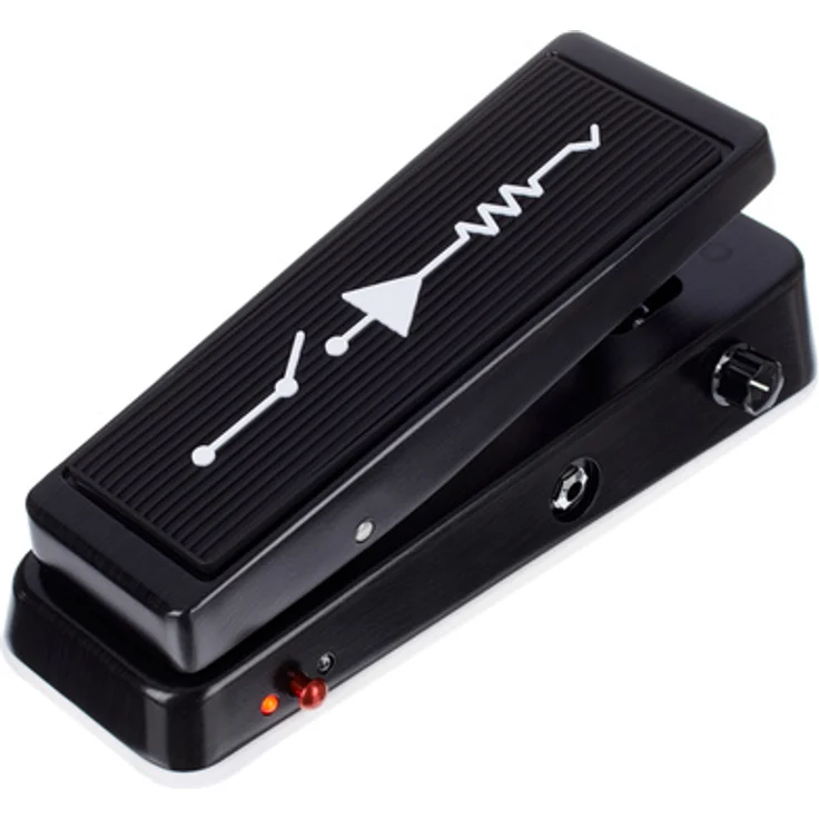 Dunlop MC-404 Audio Electronics Wah Wah Pedal mit zwei Faselspulen (Yellow oder Custom Red), True Bypass, Gain Output Stage mit Kick Switch und LED Anzeige