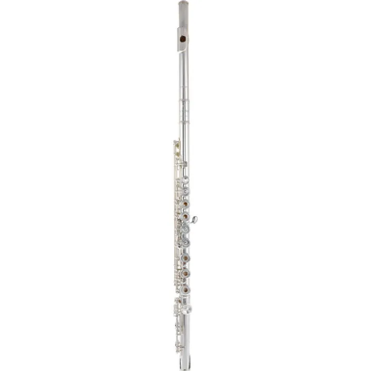 Azumi AZ-Z2 RI Querflöte, Neusilber versilbert mit 925er Sterling Silber Mundlochplatte, Ringklappen und handgefertigtem Altus Z-Cut Kopfstück, C-Fuß, inkl. Etui und Reinigungszubehör