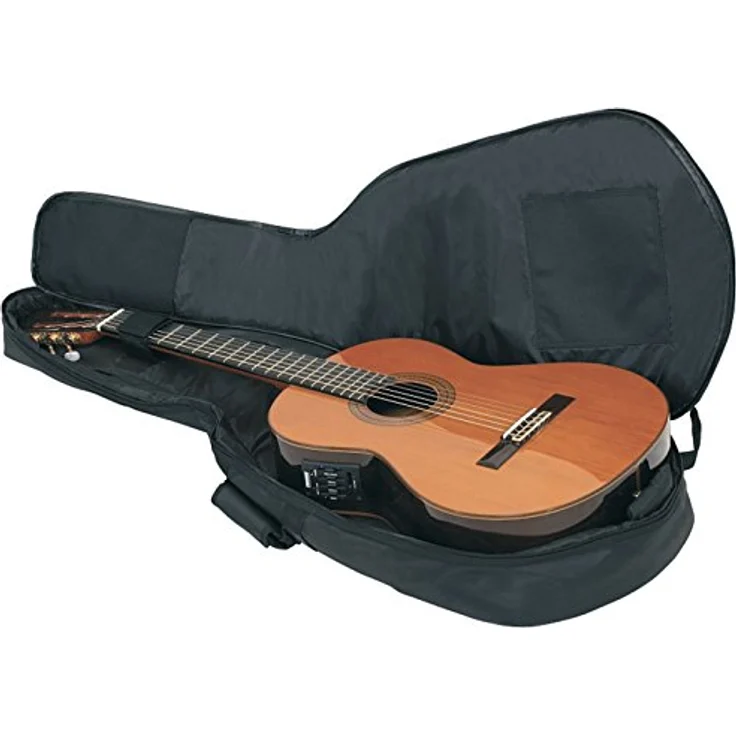 Rockbag RB 20508 B Classic 4/4 Gig Bag für Konzertgitarre, Deluxe Line mit 20mm Polsterung, Rucksackgarnitur und DIN A4 Tasche, Maße 106 x 40 x 12 cm – Bild 3