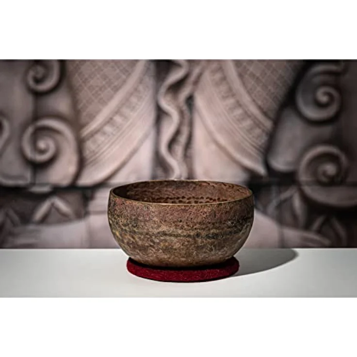 Sonic Energy Klangschale Origin Series SB-O-700, 14 cm, 700 g, Handgefertigt aus Bronzelegierung, inkl. Hülle & Filzring für Meditation & Klangheilung – Bild 4