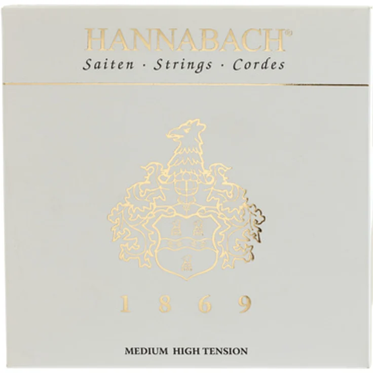 Hannabach 1869 Carbon/Gold MHT Set, Premium Gitarrensaiten für Konzertgitarre mit HiTech Multifilamentkern, Medium/High Tension – Bild 1