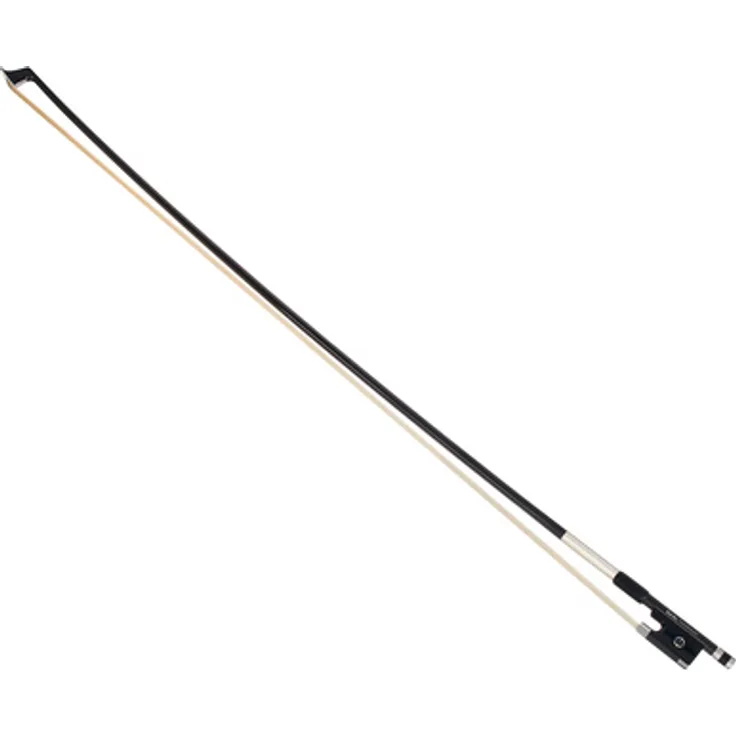 CodaBow Diamond SX Geigenbogen, Akustikkern aus Kevlar, Graphitfaser-Ummantelung, schwarzer Xebony® Frosch, Naturhaar-Behaarung