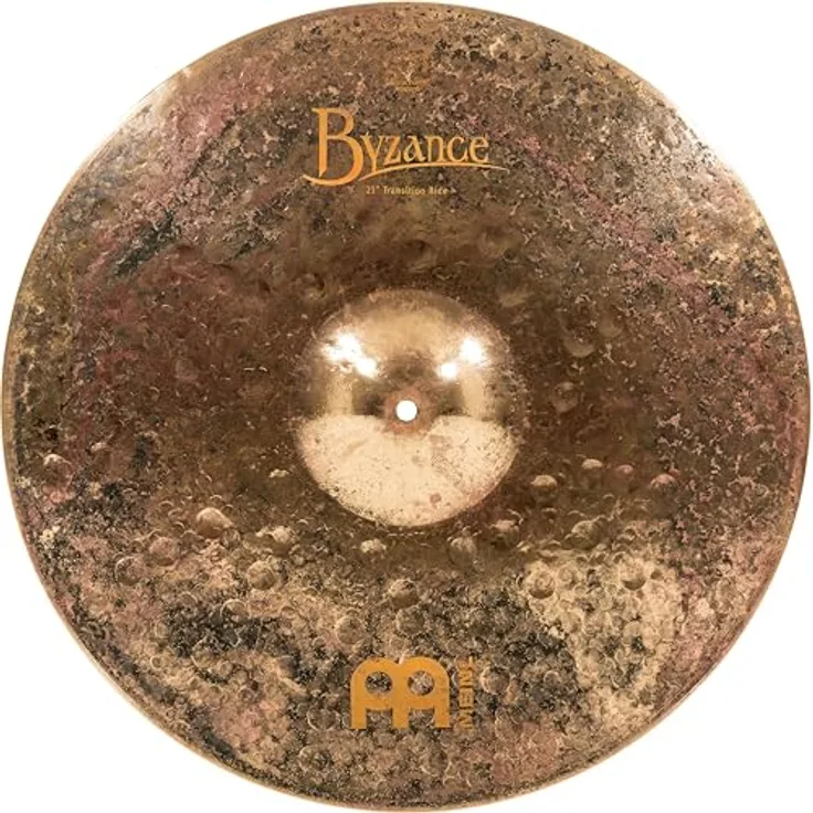 Meinl 21" Byzance Transition Ride, Extra Dry Ride-Becken aus handgehämmerter B20 Bronze mit klarem Ping und vielseitigen Crash-Sounds