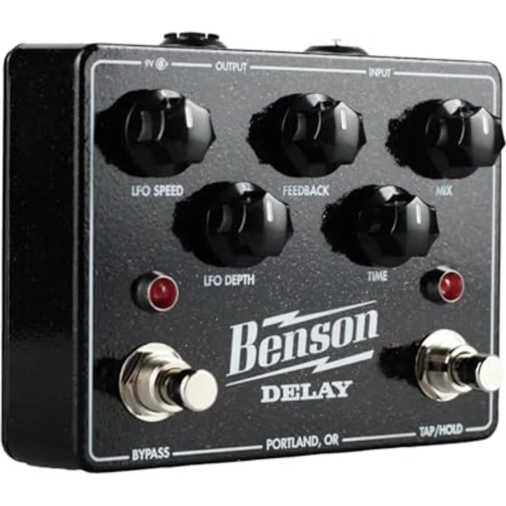 Benson Delay, Effektpedal für E-Gitarre mit PT2399-Chip, 30ms bis 1250ms Delay, Modulationsmöglichkeiten und Tap-Tempo – Bild 3