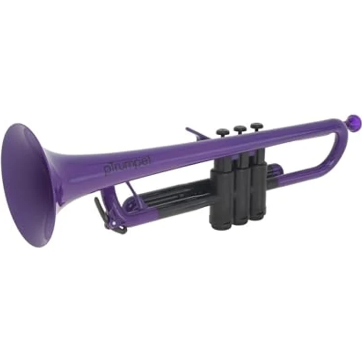 PINSTRUMENTS pTrumpet 700629 Bb-Trompete aus ABS-Kunststoff, mit Tasche und Mundstück, violett – Bild 4