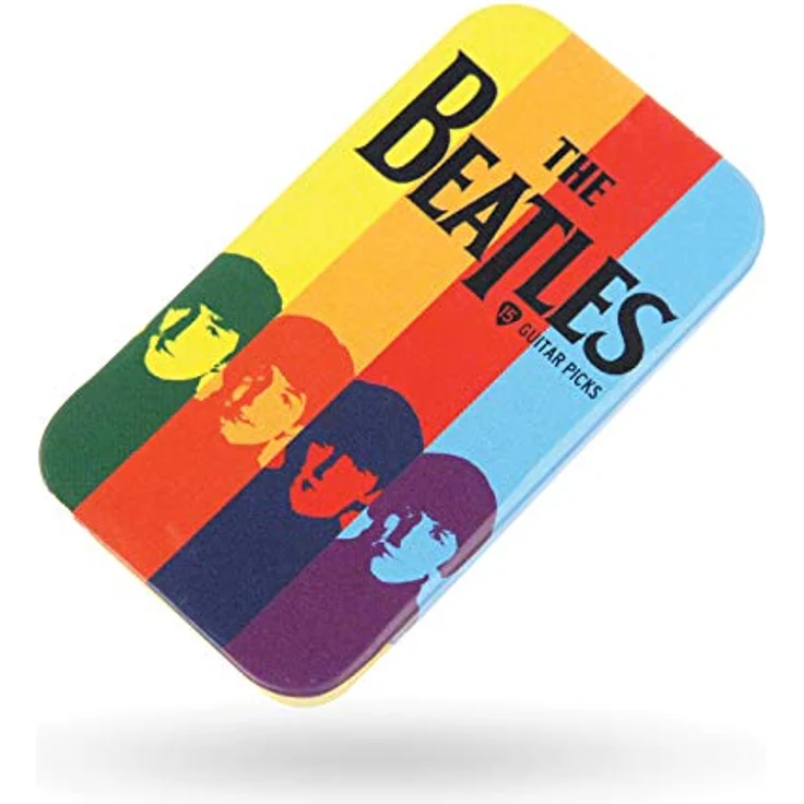 Daddario Beatles Stripes Pick Box, 15 hochwertige Plektren mit verschiedenen Motiven – Bild 3