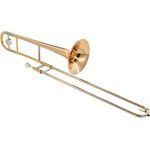 Yamaha YSL-445 GE II Tenorposaune, ML-Bohrung 13,34mm, 214,4mm Goldmessing-Schallstück, Neusilberzug, lackiert, inkl. Koffer und 48 Mundstück