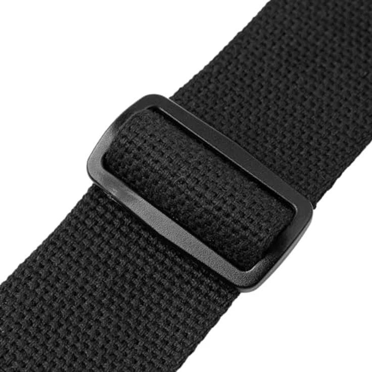 Levys Classic Cotton Strap 2" BK, Gitarrengurt aus Baumwolle mit Wildleder-Endstück, schwarz, verstellbar von 85 cm bis 155 cm – Bild 8