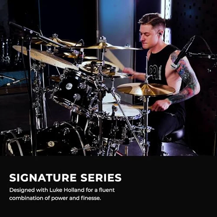 Meinl Luke Holland Signature Sticks, American Hickory Drumsticks, Medium Gewicht, 411 mm Länge, 14,7 mm Durchmesser – Bild 2