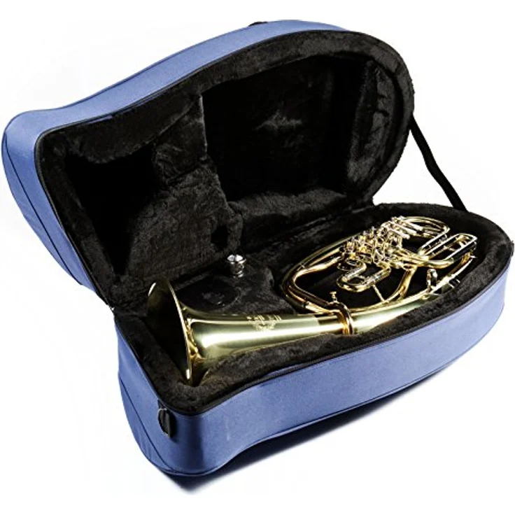 B&S 32/2-L Bb-Tenorhorn, 3 Drehventile, Goldmessing Mundrohr, Klarlack Oberfläche, inkl. Koffer und Mundstück – Bild 6