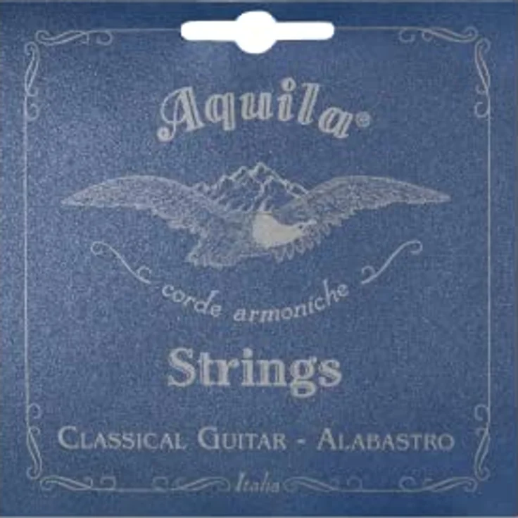 Aquila 20C Alabastro Series, Klassische Gitarrensaiten, Superior Tension Set, weiß, E-Stimmung (EADgbe) – Bild 1