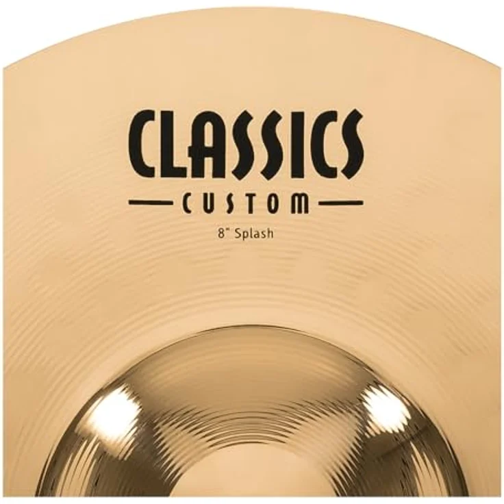 Meinl 08" Classics Custom Splash, Schlagzeugbecken mit brillant Oberfläche und klarem, gläsern klingendem Sound – Bild 6
