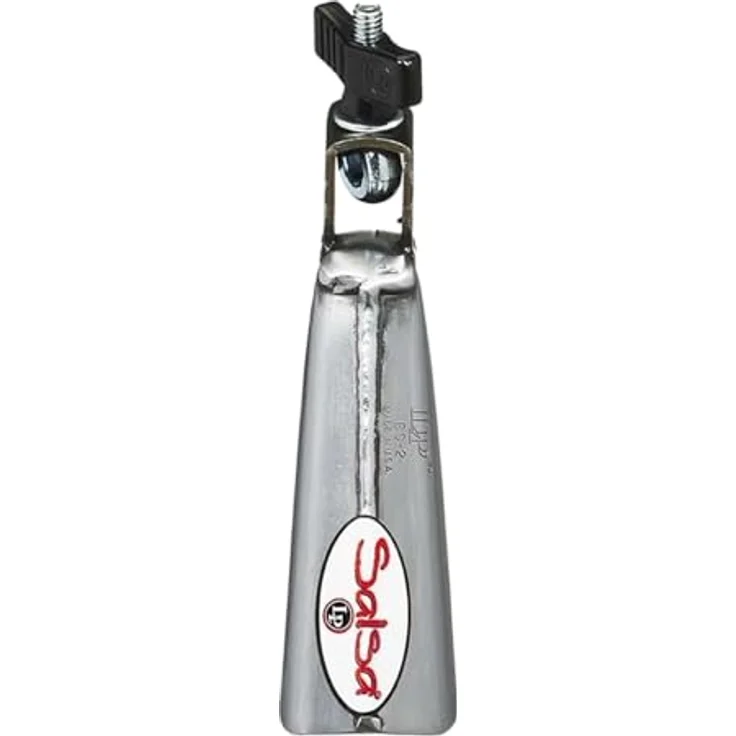 LP ES-2 Salsa Cha Cha Cowbell, High Pitch Percussion, gebürsteter Stahl, mit Halterung, 4 3/4" – Bild 4