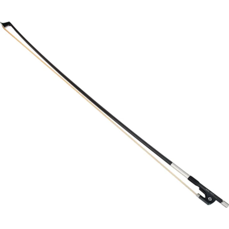 CodaBow Joule Viola Bow, leistungsstarker Violabogen mit Akustikkern aus Kevlar, Graphitfaserummantelung, schwarzem Xebony® Frosch und Naturhaarbehaarung