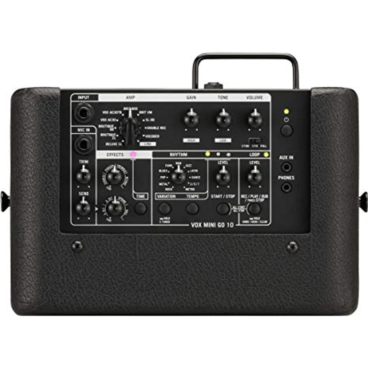 Vox Mini Go 10, Modelling Combo Verstärker mit 11 Verstärkermodellen und 8 Effekten, 10 Watt, schwarz – Bild 4