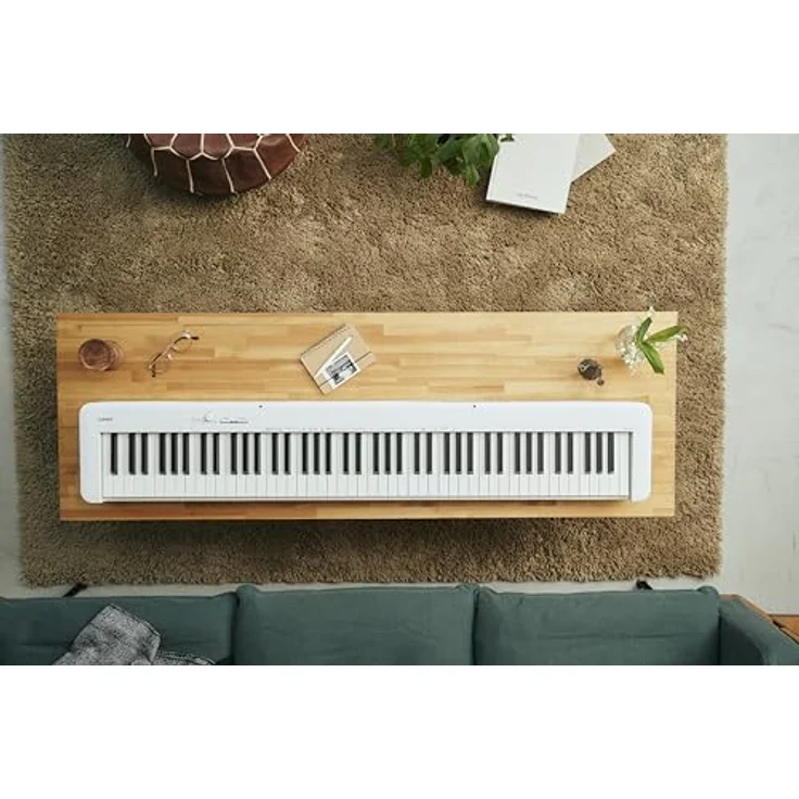 Casio CDP-S110 WH, Digitalpiano mit 88 Tasten, skalierter Hammermechanik, 64-stimmig polyphon, 10 Sounds, Layer-Funktion, inklusive Pedal SP-3, weiß – Bild 8