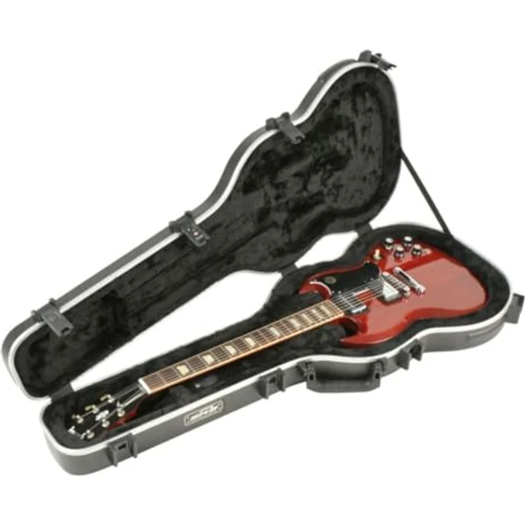 SKB 61 Double Cut Case, Hartschalencase für Double Cut und Vipermodelle, TSA Verschlusssystem, 101,60 cm Länge, 4,75 kg – Bild 4