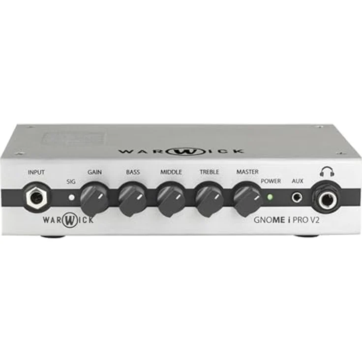 Warwick Gnome i Pro V2, kompaktes Bass-Verstärker Topteil mit 300 W, USB-Interface und 3-Band EQ – Bild 1