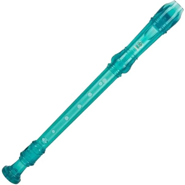 Yamaha YRS-20 GB Soprano Recorder, deutsche Griffweise, ABS-Kunststoff, transparent blau, a1 = 442 Hz, inkl. Tasche – Bild 1