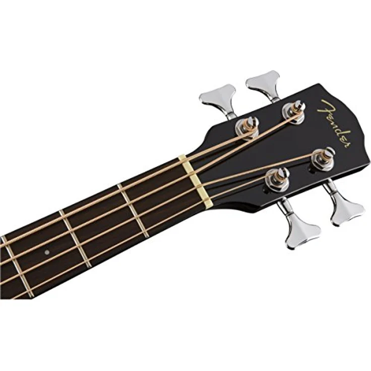 Fender CB-60SCE A-Bass, Akustikbass mit massiver Fichtendecke, Cutaway, Schwarz – Bild 8