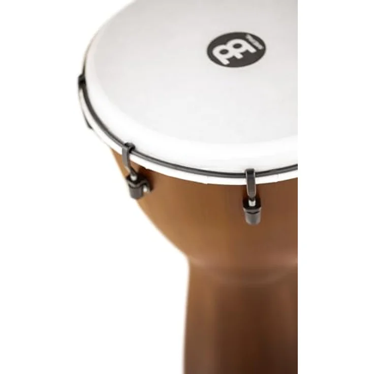 Meinl ADJ12-BW 12" Alpine Djembe, Höhe 61 cm, Farbe Barnwood, Kunststoffkorpus, rutschfester Gummiboden, mechanisches Stimmsystem – Bild 6