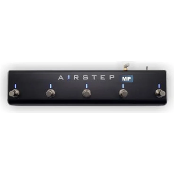 Xsonic Airstep MP Edition, kabelloser Fußschalter für Gitarren-Effektgeräte mit Plug-and-Play, 100 Stunden Akkulaufzeit, Aluminium-Gehäuse – Bild 1