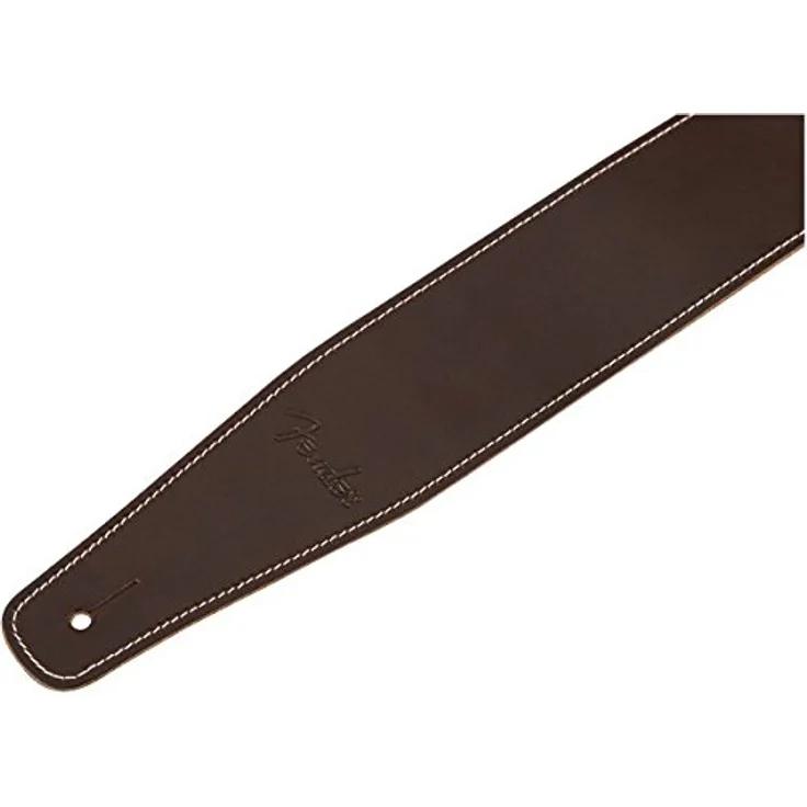 Fender Broken-in Leather Strap, Gitarrengurt aus echtem Leder, braun, verstellbar von 117 bis 138 cm – Bild 2