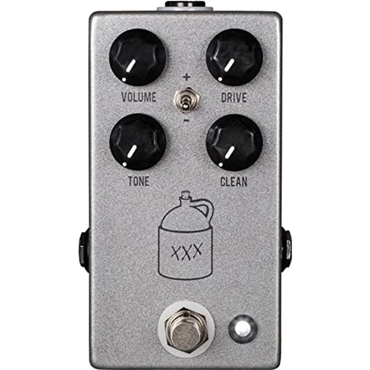 JHS Pedals Moonshine V2, Overdrive Effekt Pedal mit 2 Gain Voreinstellungen, True Bypass und internem 9-18 V Konverter – Bild 3