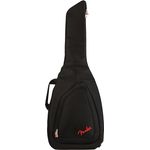Fender FE610 E-Guitar Gig Bag, strapazierfähige Gitarrentasche aus 600 Denier Polyester, schwarz mit 10mm Polsterung und ergonomischem Rucksackgurt
