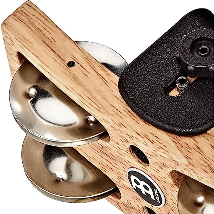 Meinl Professional Heel Tambourine, Gehäuse aus siamesischer Eiche, vier Stahlschellen, verstellbarer Abstand, klassischer heller Sound – Bild 7