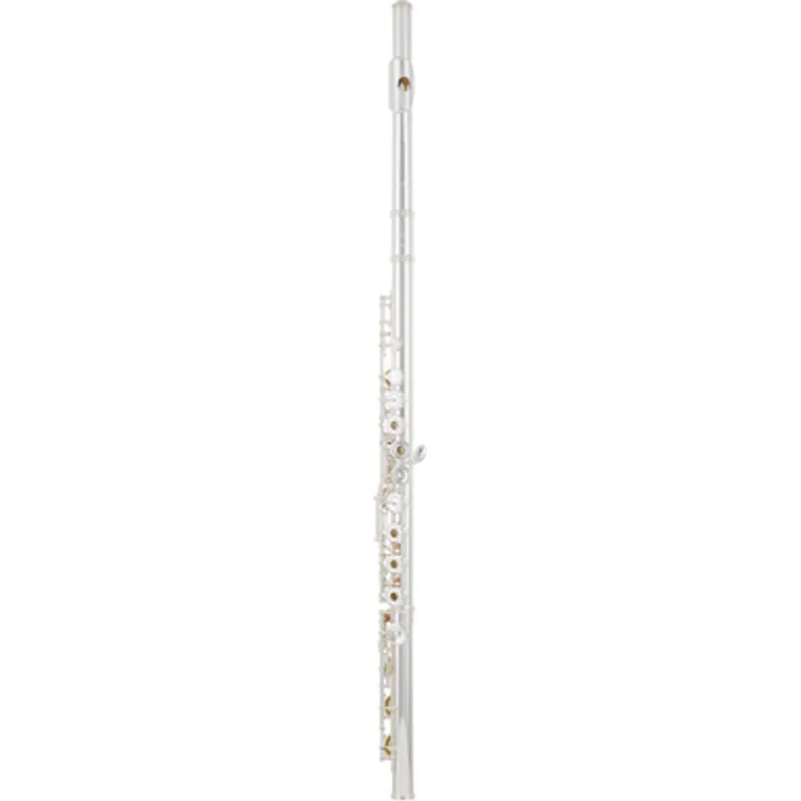Azumi AZ-S3 RBE Flute, Querflöte aus 958er Britannia Silber, Ringklappen, E-Mechanik, H-Fuß, inkl. Etui und Reinigungszubehör