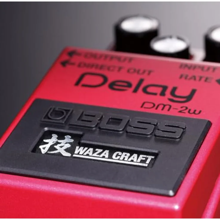 Boss DM-2W Delay, Waza Craft Delay-Pedal mit analoger Schaltung, Standard- und Custommode, max. 800 ms Delayzeit – Bild 4