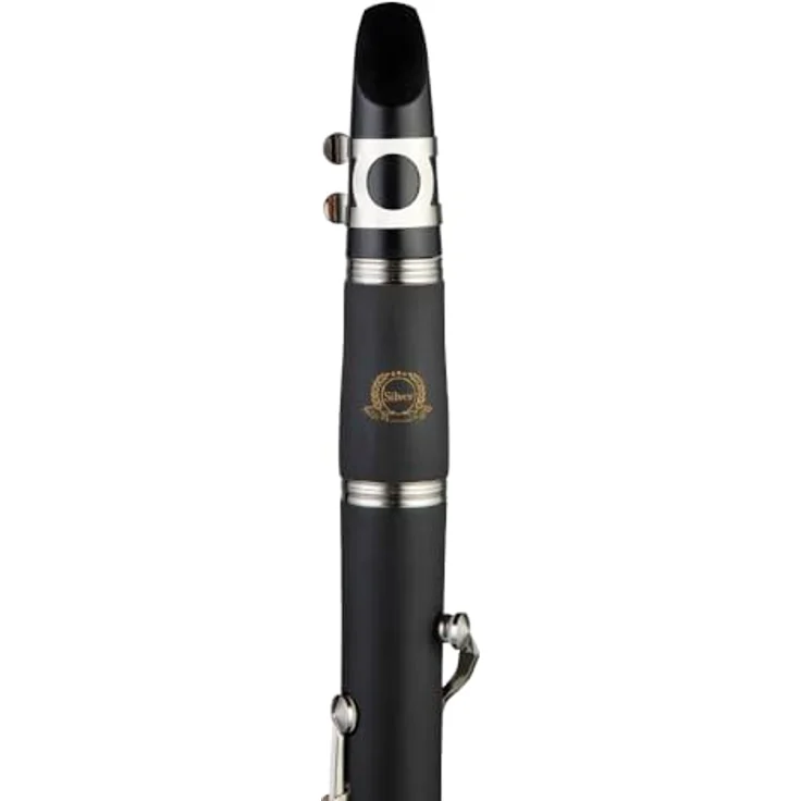 Thomann CL-17C C-Klarinette Boehm, 17 Klappen, komplett aus Leadwood, versilberte Mechanik, inkl. Mundstück und Etui – Bild 6