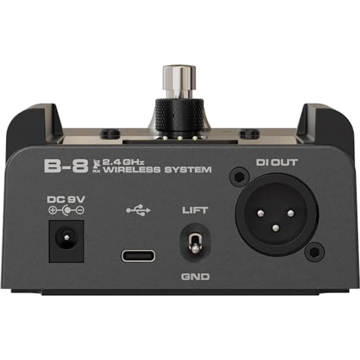 NUX B-8 Pedal Wireless System, kabelloses Setup für Gitarristen mit 48 kHz 24-Bit Audio, 50 m Reichweite und integrierten Tuner-Funktionen – Bild 5