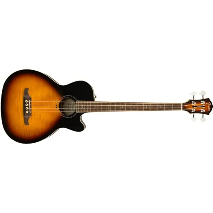 Fender FA-450CE 3TSB A-Bass, Akustikbass mit geriegelter Ahorn-Decke und Mahagoni-Korpus, 3-Tone Sunburst – Bild 1