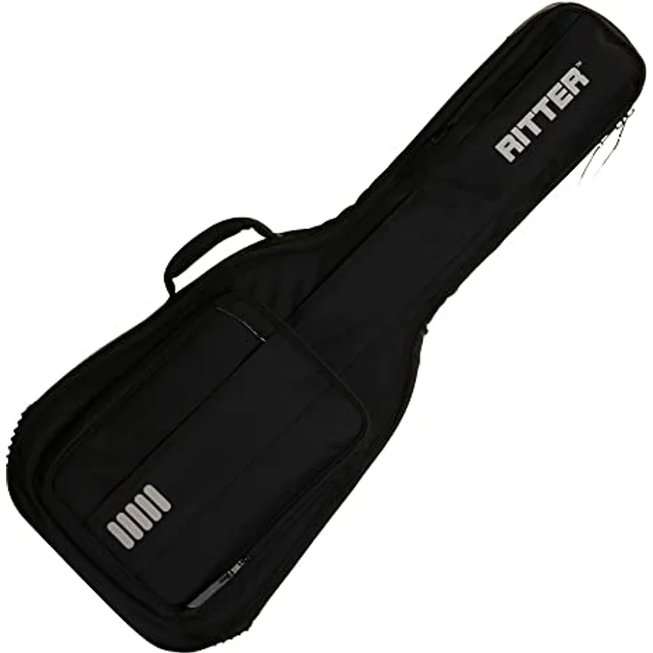 Ritter Arosa Classical 4/4 SBK, Gig Bag für klassische Gitarre mit 33 mm Polsterung, 5 Zubehörtaschen, reflektierenden Streifen, sea ground black – Bild 1