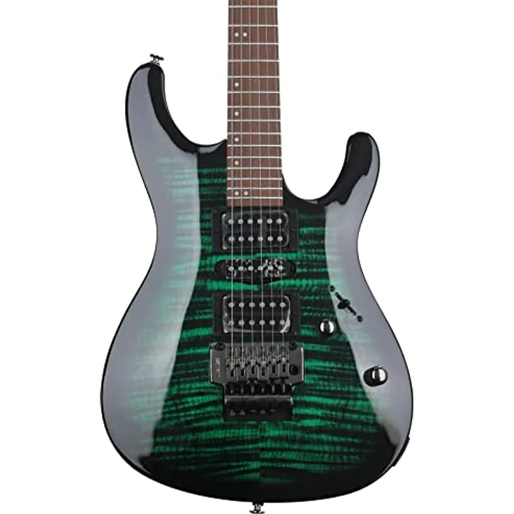 Ibanez Kiko Loureiro KIKOSP3-TEB E-Gitarre, Transparent Emerald Burst, sorgfältige Verarbeitung und ausgewählte Materialien