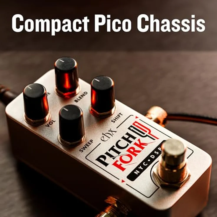 Electro Harmonix Pico Pitch Fork, Polyphonic Pitch Shifter für E-Gitarre mit 30 Pitch-Shift Optionen, inkl. Netzadapter – Bild 10