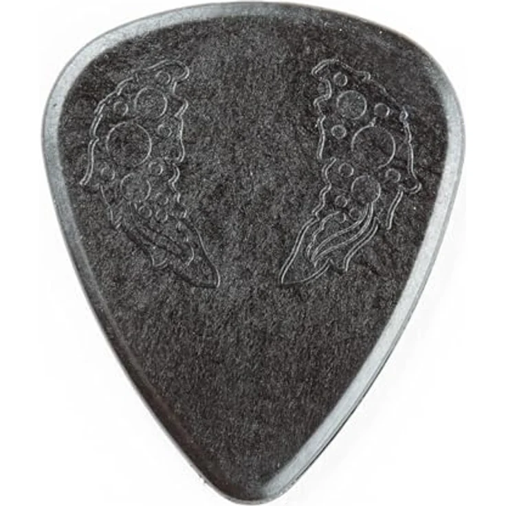 Dunlop Adamas Picks Refill Pack, 12 schwarze Plektren, 2,00 mm Stärke, Graphit, Standardform, abgerundete Spitze – Bild 2